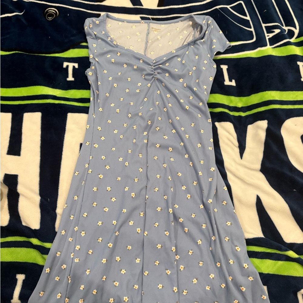 No Boundaries Light Blue Floral Top